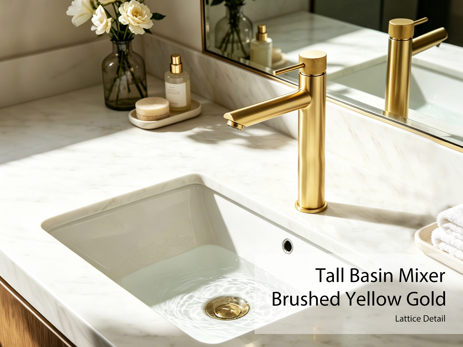 FA0120 Tall Basin Mixer: One Basin Tap, Two Finishes